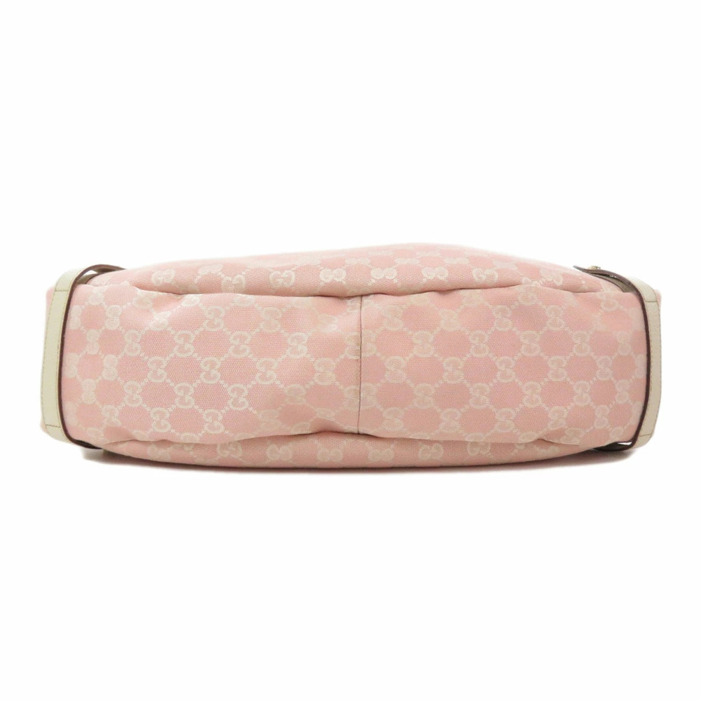 Gucci GG Canvas Abbey Tote bag pink white leather - Picture 4 of 11